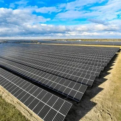 5MW ant tinklelio antžeminė saulės sistema